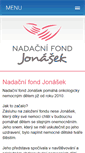 Mobile Screenshot of nadacejonasek.cz